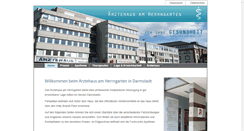 Desktop Screenshot of aerztehausdarmstadt.de